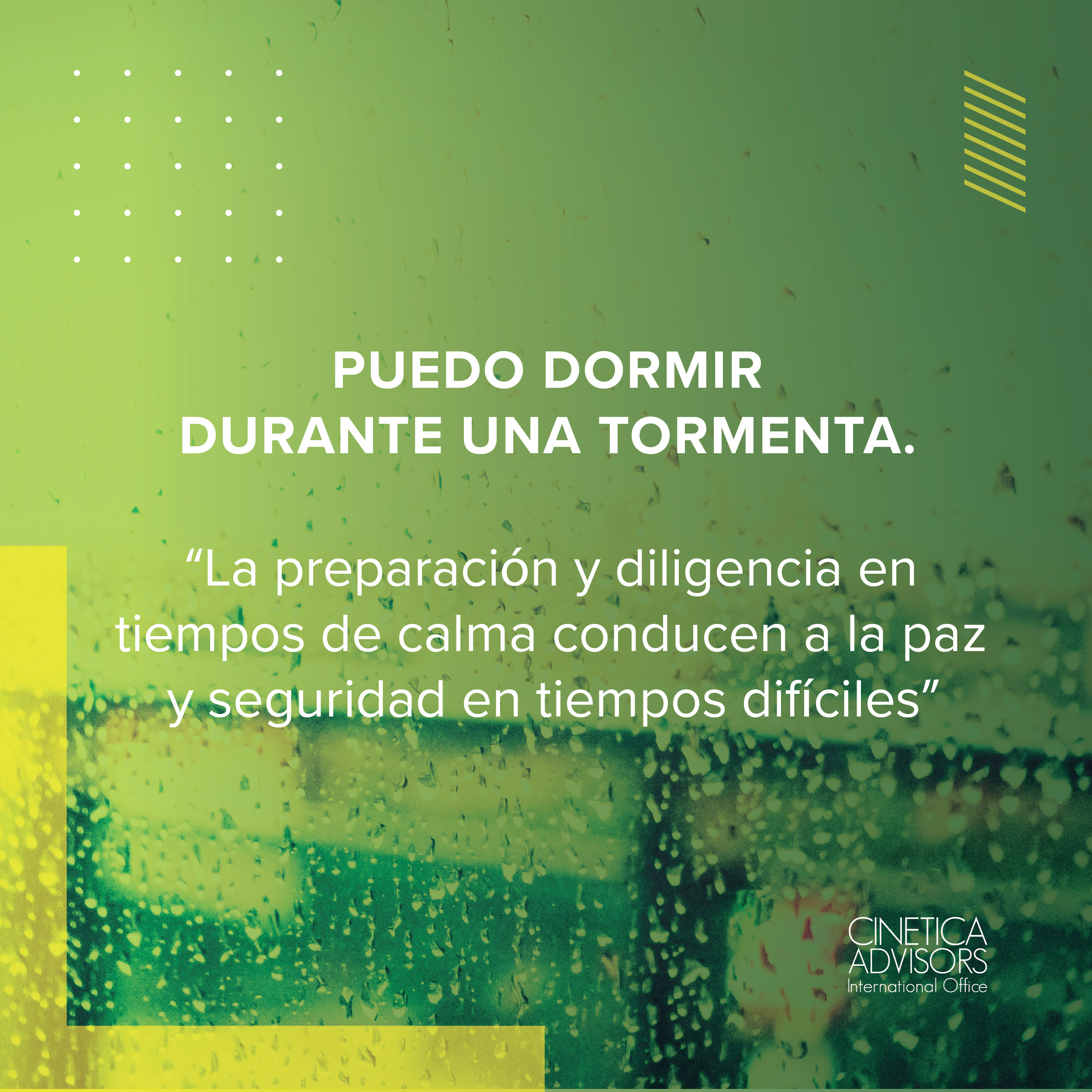 Puedo dormir durante una tormenta